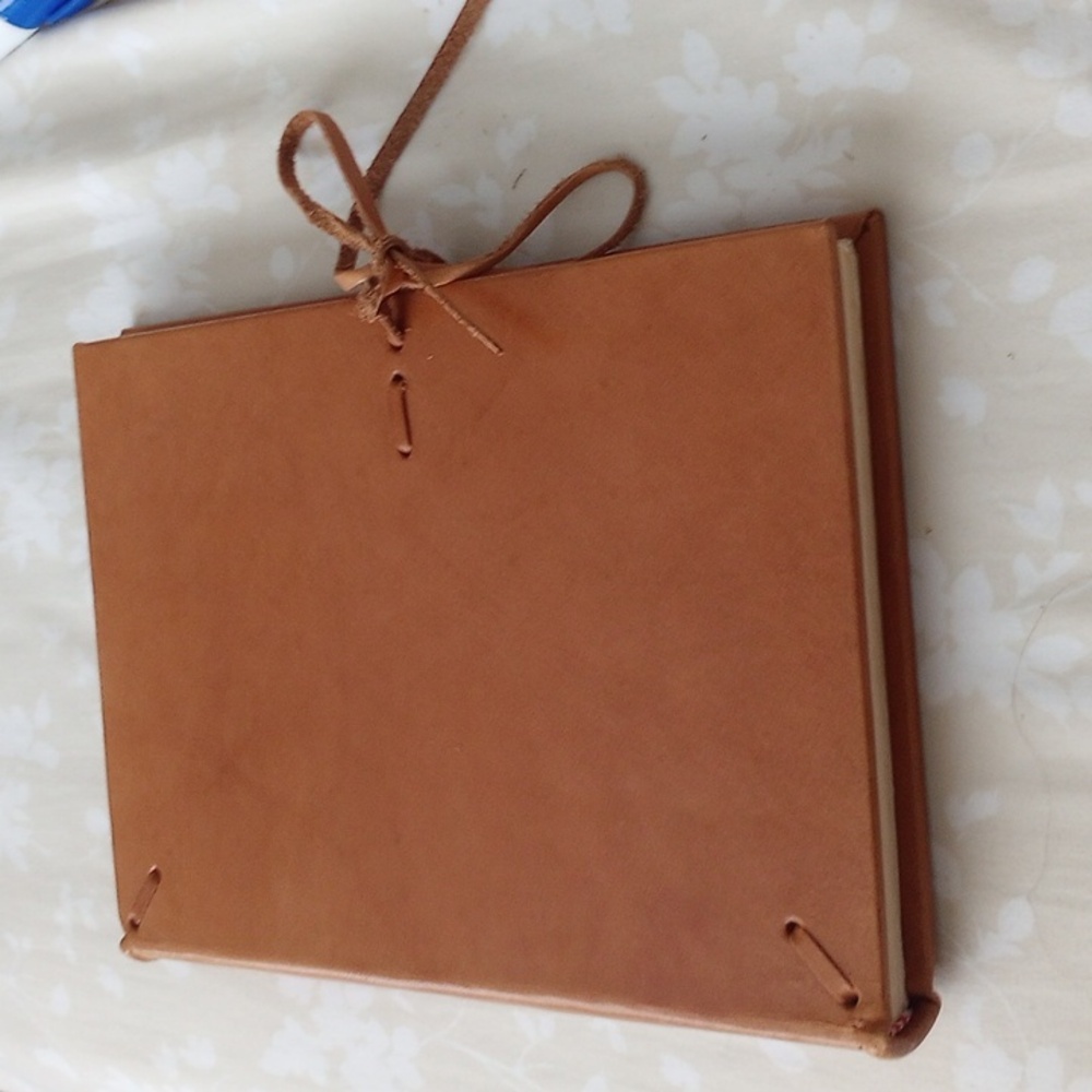Vintage Italian journal, Firenze. NWOT. 9" length by 6 1/4" each page. 3 Stiches